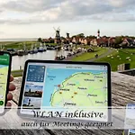 Freia - Gulfhof Nahe Greetsiel Mit Sauna, Garten & 3 Schlafzimmern *