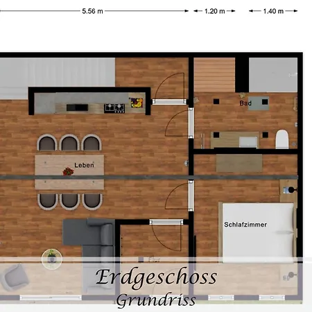 Freia - Gulfhof Nahe Greetsiel Mit Sauna, Garten & 3 Schlafzimmern Appartement Krummhörn