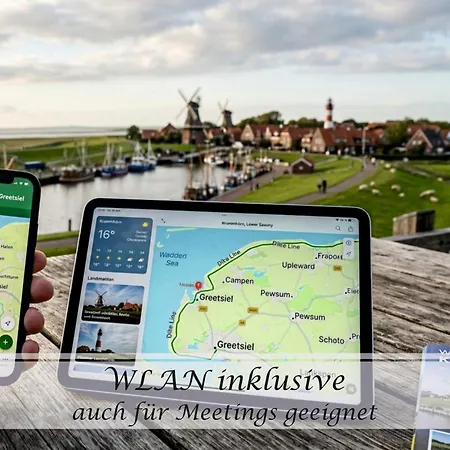 Freia - Gulfhof Nahe Greetsiel Mit Sauna, Garten & 3 Schlafzimmern *